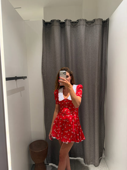 Сукня FLOWER з білим комірцем
